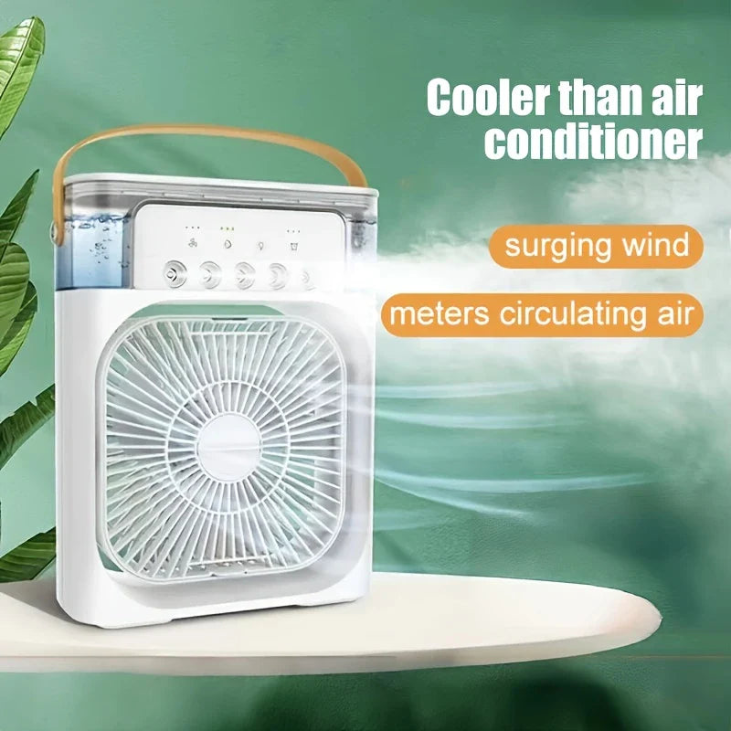 Portable Air Conditioner Fan with USB Power, Humidifier Feature, Ideal for Home - PAKS VARIETY