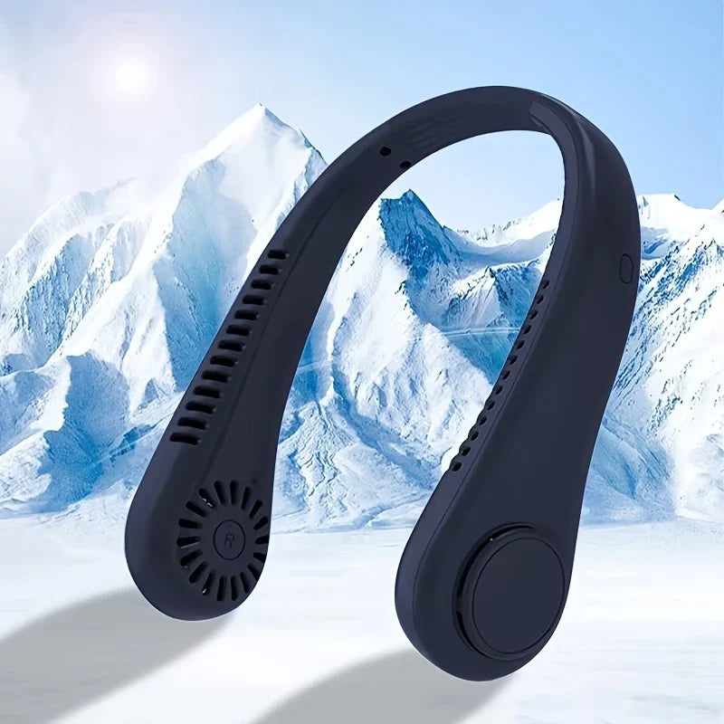 Portable Mini Hanging Neck Fan, Cooling Tool For Hot Summer, - PAKS VARIETY