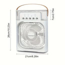 Portable Air Conditioner Fan with USB Power, Humidifier Feature, Ideal for Home - PAKS VARIETY